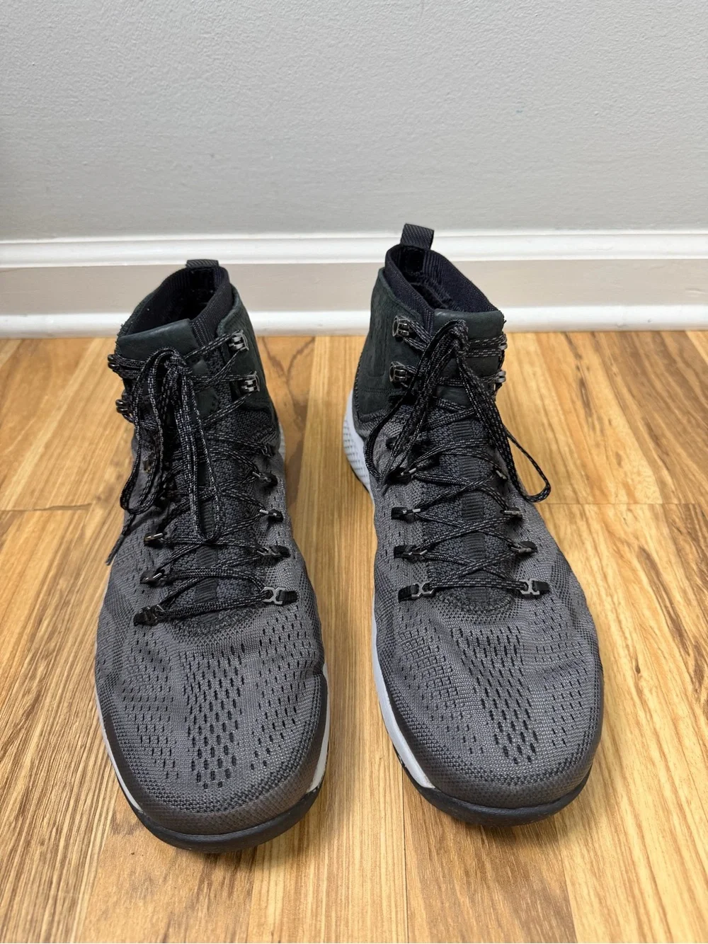 Timberland Fly Roam Black Trail Mid Knit Shoe Aerocore A1NQ5 Men Size 11